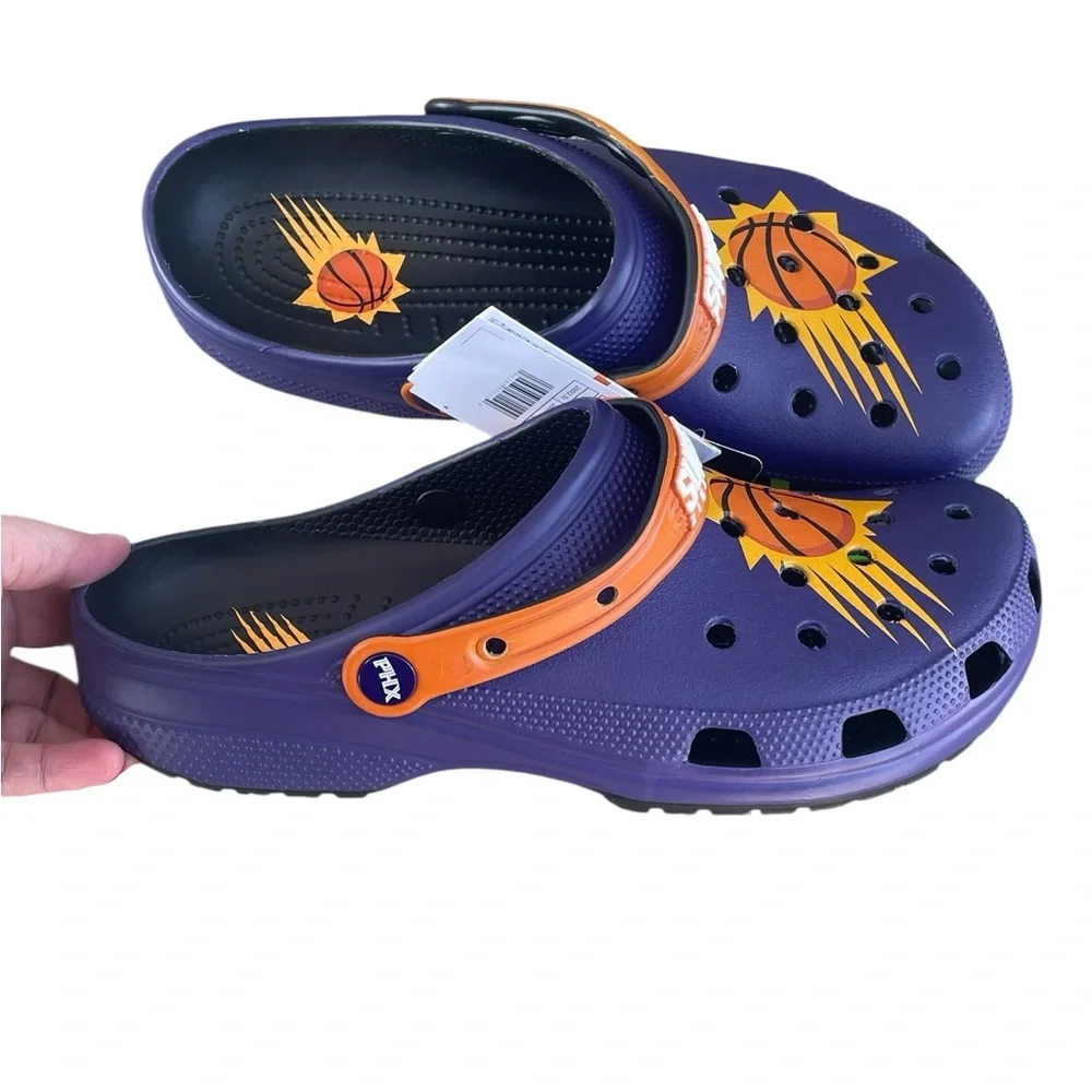 Crocs NBA Phoenix Suns, M10/W12,‎ NWT